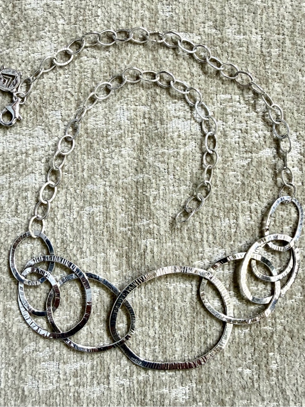 Silpada ‘Pop the Bubbly’ Silver Bib Necklace